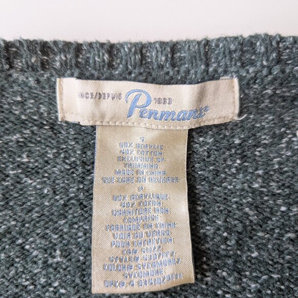 Forest Green Leaf Cardigan - Picture 6 of 7